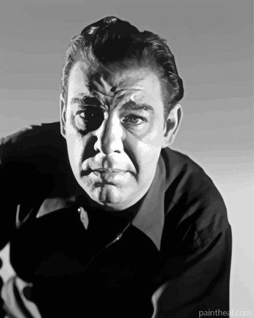 Black And White Lon Chaney Junior Painting By Numbers Kits