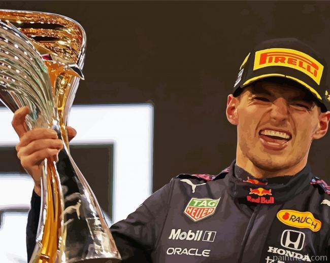 Max Verstappen Painting By Numbers Kits