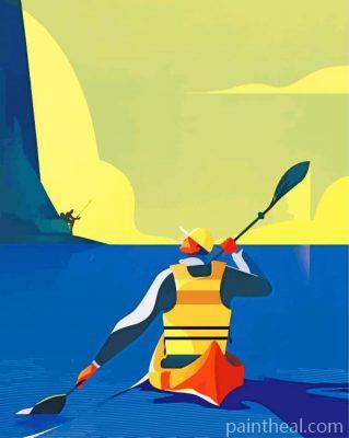 Freeboating Kayak Painting By Numbers Kits