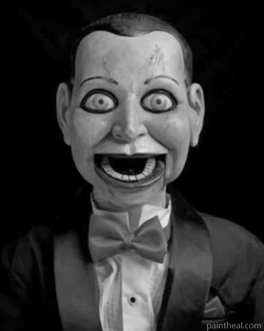 Creepy Ventriloquist Dummy NEW Painting By Numbers Kits