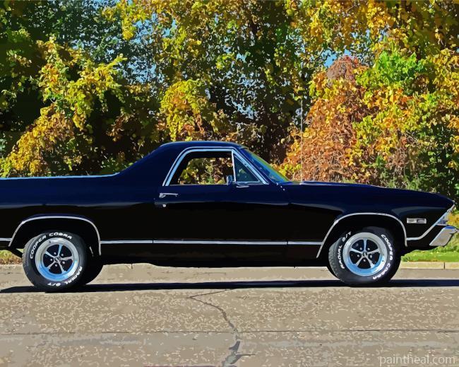 Chevrolet El Camino Car Painting By Numbers Kits