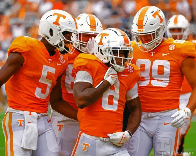 Tennessee Volunteers Football Painting By Numbers Kits