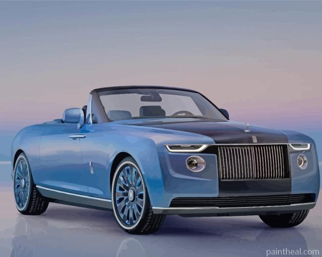 Roll Royce Painting By Numbers Kits