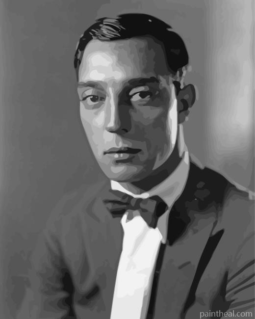 Buster Keaton Movie Star Painting By Numbers Kits
