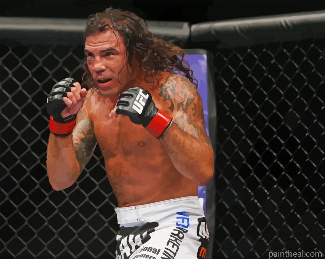 Clayton Charles Guida MMA Player Painting By Numbers Kits