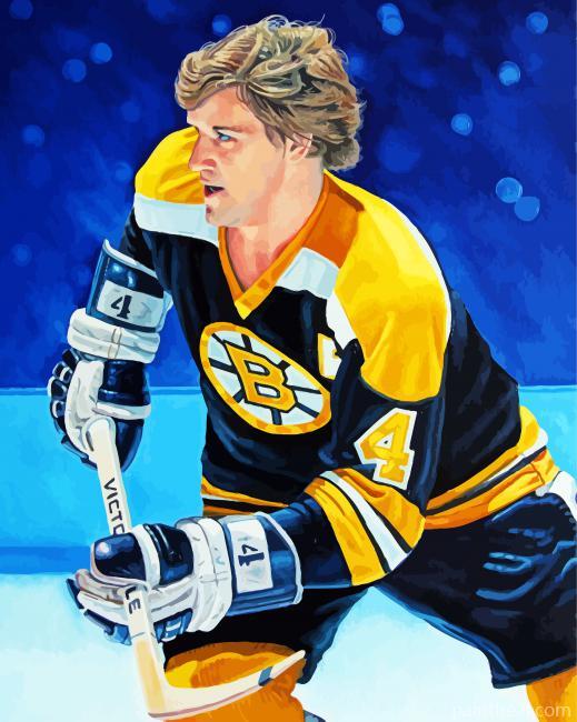 Bobby Orr Ice Hockey Player Painting By Numbers Kits
