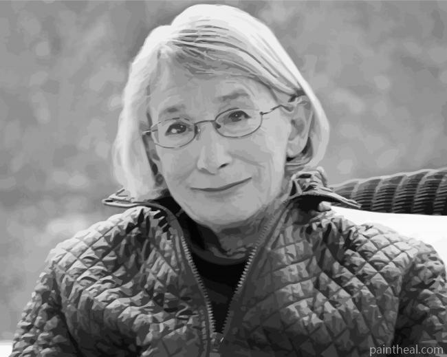 Black And White Mary Oliver Painting By Numbers Kits