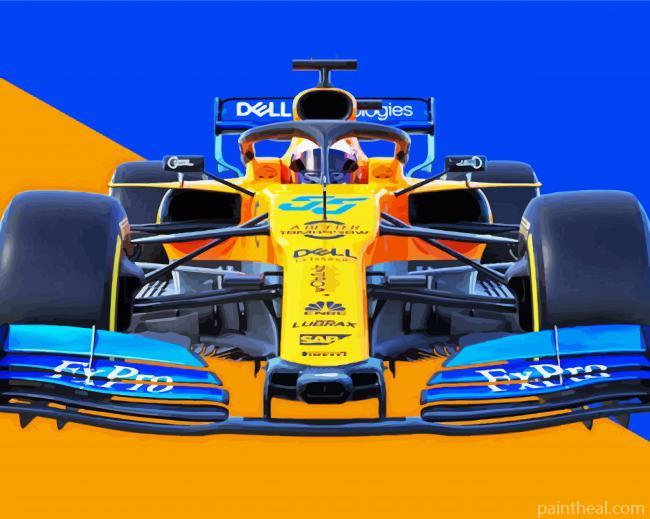 Mclaren F1 Car Painting By Numbers Kits