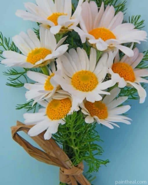 Bunch Of Daisy Flowers Painting By Numbers Kits