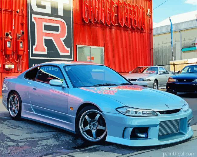 Aesthetic Silvia Car Painting By Numbers Kits