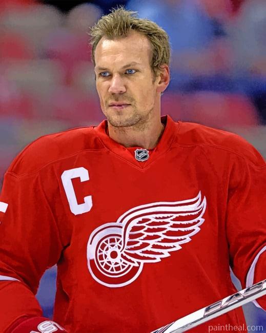 Nicklas Lidstrom Player Painting By Numbers Kits