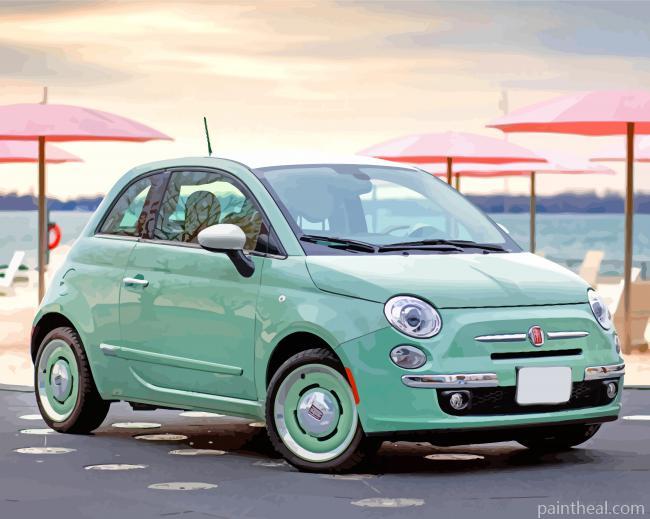 Fiat Car Painting By Numbers Kits