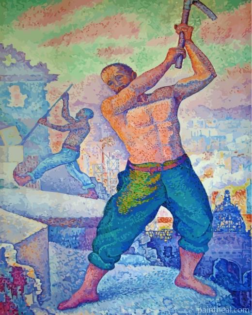 The Demolisher By Paul Signac Painting By Numbers Kits