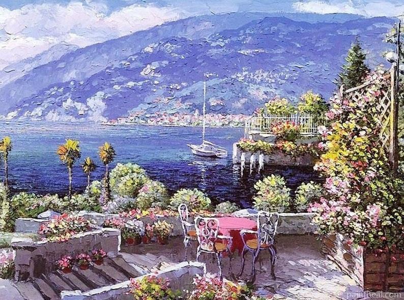 Seascape Gardan Artwork Seascape Painting By Numbers Kits