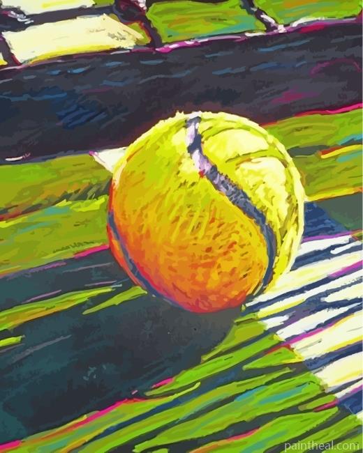 Tennis Ball Painting By Numbers Kits
