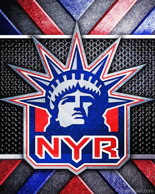 NY Rangers Art Painting By Numbers Kits