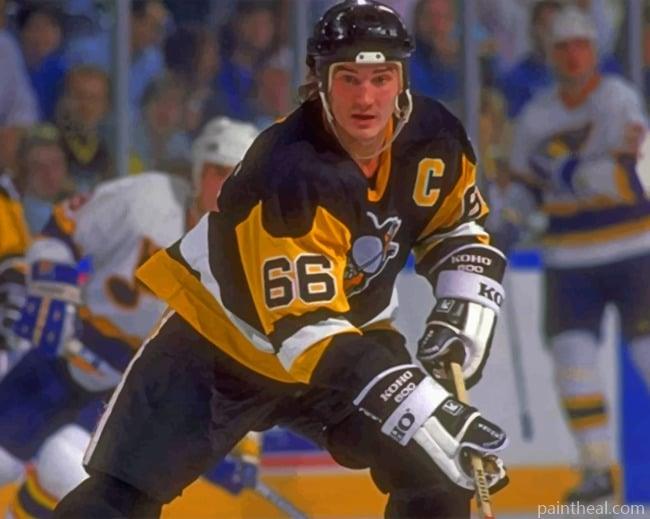 Mario Lemieux Player Painting By Numbers Kits