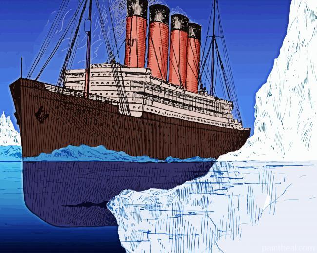 Titanic Sinks Painting By Numbers Kits