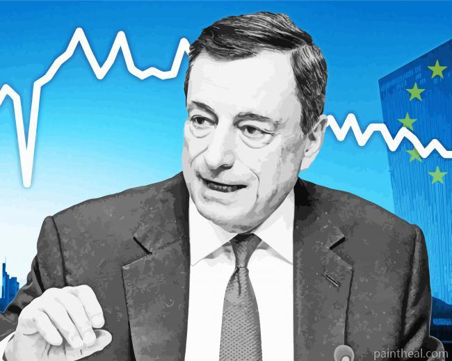 Black And White Mario Draghi Painting By Numbers Kits