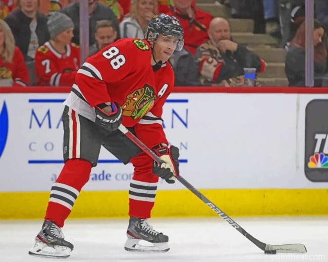 Patrick Kane Player Painting By Numbers Kits