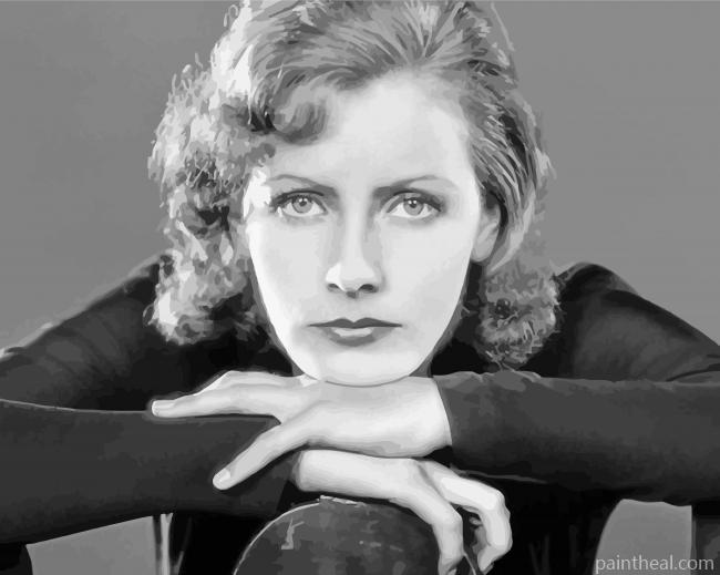 Aesthetic Greta Garbo Painting By Numbers Kits