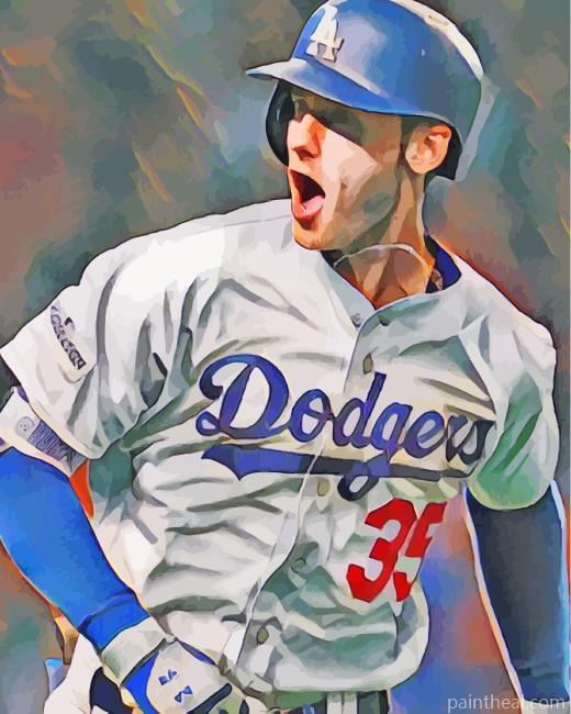 Cody Bellinger Dodgers Painting By Numbers Kits