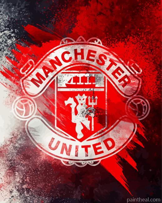 Manchester United Club Logo Painting By Numbers Kits