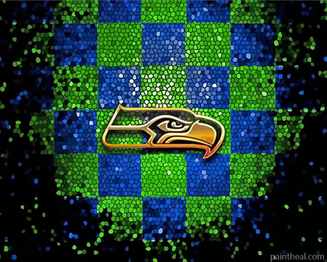 Seattle Seahawks Logo Painting By Numbers Kits