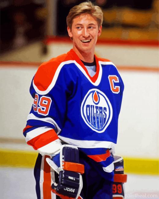 Young Wayne Gretzky Painting By Numbers Kits