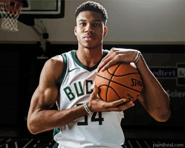 Giannis Antetokounmpo Painting By Numbers Kits