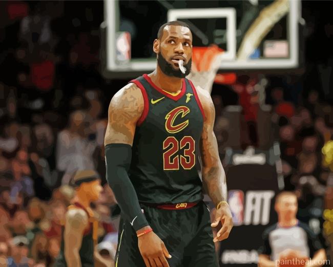 Cavaliers Basketballer Painting By Numbers Kits