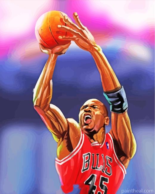 Michael Jordan Basketball Painting By Numbers Kits