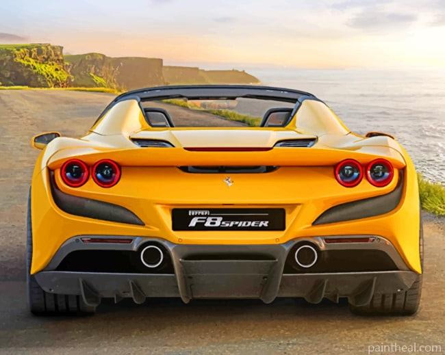 Ferrari F8 Spider Painting By Numbers Kits