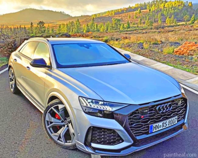 Grey Audi Rsq8r Painting By Numbers Kits