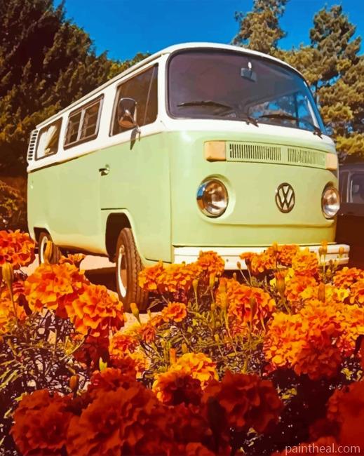Volkswagen Van Painting By Numbers Kits