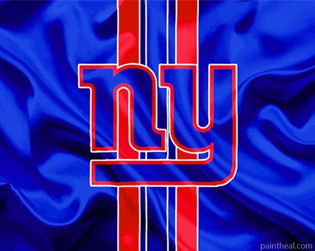 New York Giants American Football Logo Painting By Numbers Kits