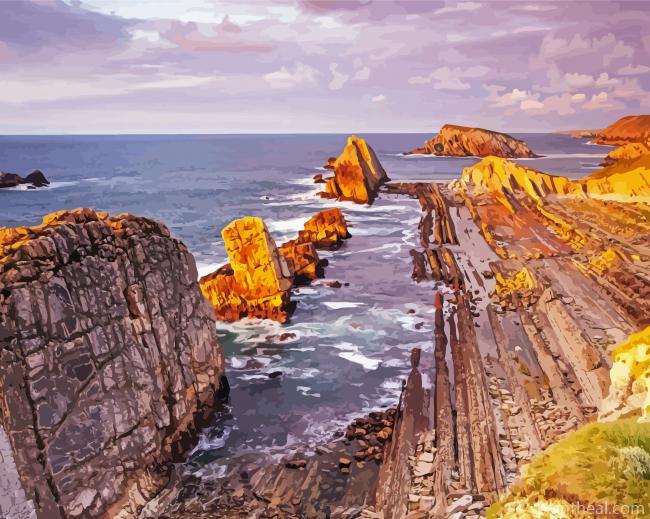 Galicia Seaside Painting By Numbers Kits