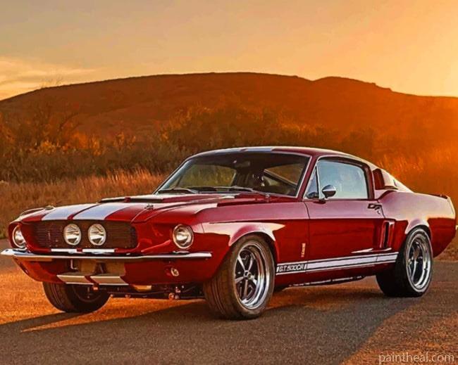 Ford Mustang Classic Shelby Painting By Numbers Kits