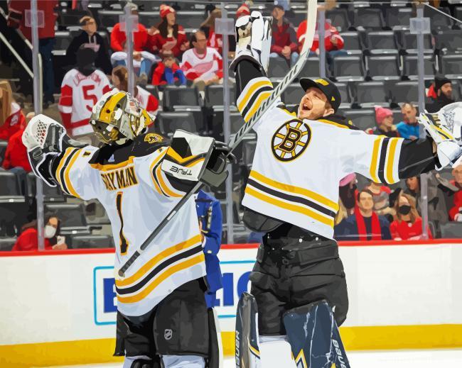 Bruins Ice Hockey Players Painting By Numbers Kits