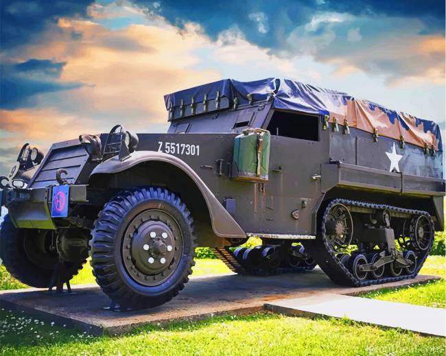 Military Vehicle Painting By Numbers Kits
