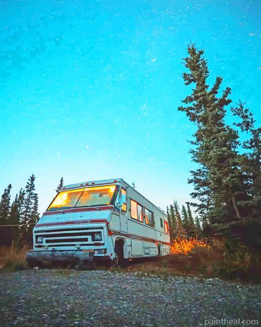 Camper Van RV Painting By Numbers Kits