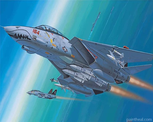 Aesthetic F14 Painting By Numbers Kits