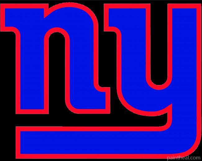 New York Giants Logo Painting By Numbers Kits