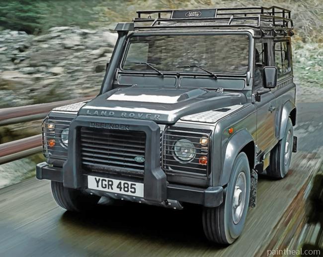 Land Rover Defender Painting By Numbers Kits