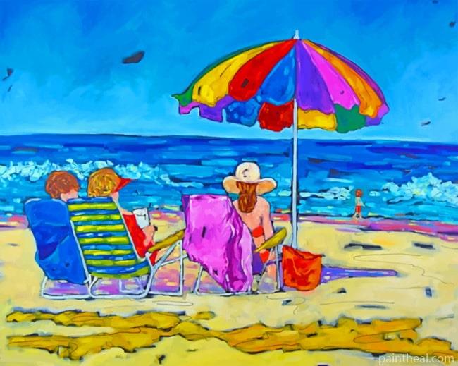 Beach Time Painting By Numbers Kits