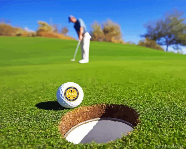 PGA Golf Painting By Numbers Kits