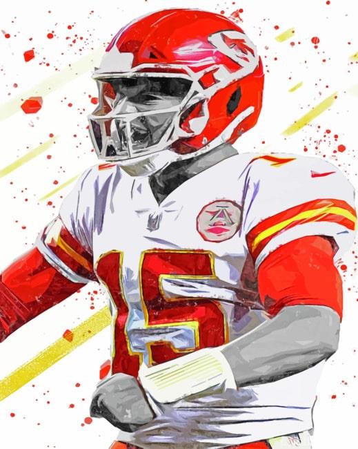 Patrick Mahomes Painting By Numbers Kits