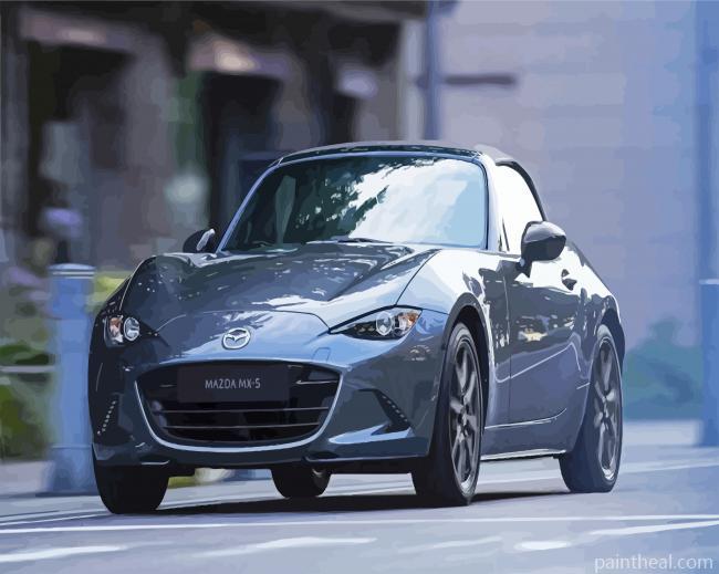 Cool Miata Painting By Numbers Kits
