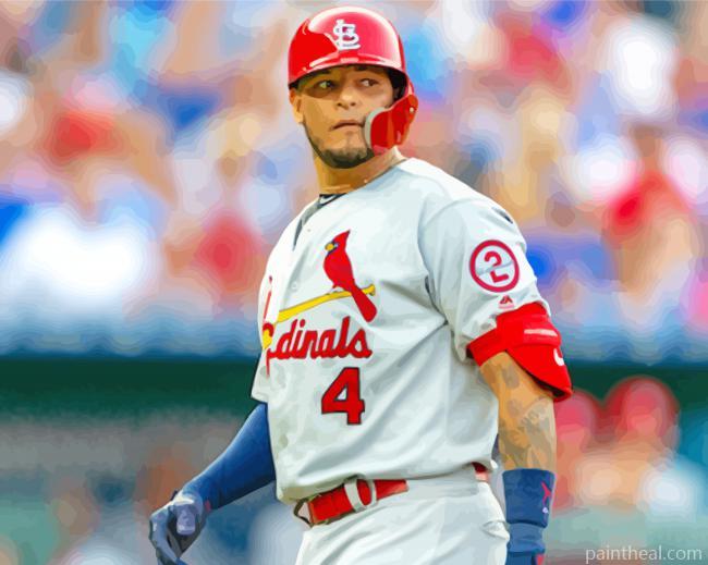 Cardinals Catcher Yadier Molina Painting By Numbers Kits