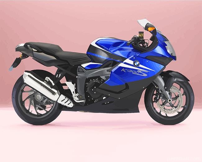 BMW K1300s Motorcycle Painting By Numbers Kits